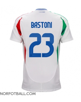 Billige Fotballdrakt Italia Alessandro Bastoni #23 Replika Bortedrakt EM 2024 Kortermet